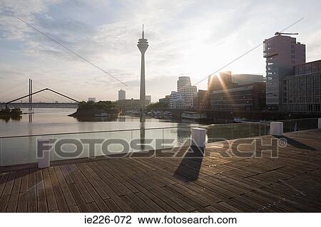 Dusseldorf media harbour View Large Photo Image Stock Image - Dusseldorf media harbour. Fotosearch