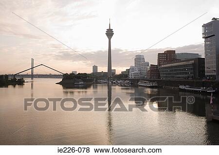 Dusseldorf media harbour View Large Photo Image Stock Photo - Dusseldorf media harbour. Fotosearch