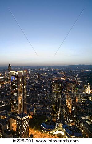 Stock Image - Frankfurt cityscape. Fotosearch