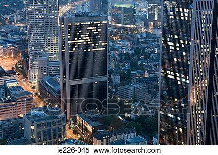 Frankfurt office blocks View Large Photo Image Stock Photography - Frankfurt office blocks. Fotosearch