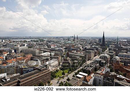 Hamburg cityscape View Large Photo Image Stock Image - Hamburg cityscape. Fotosearch