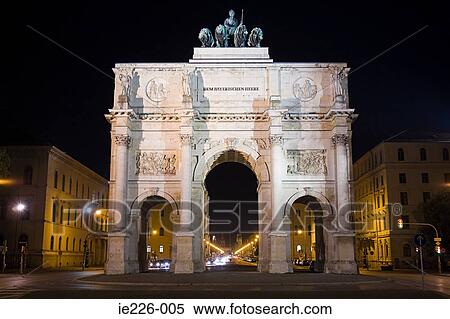 Stock Photography - Victory gate munich. Fotosearch