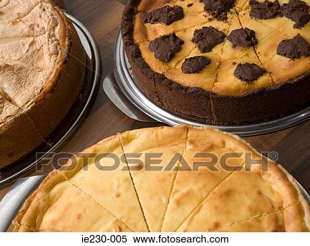 Three cakes View Large Photo Image Stock Photography - Three cakes. Fotosearch