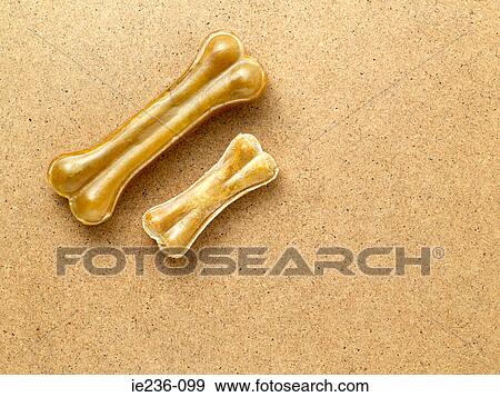 A large and small dog bone View Large Photo Image Stock Photo - A large and small dog bone. Fotosearch