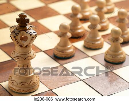 King and pawn chess pieces View Large Photo Image Stock Photograph - King and pawn chess pieces. Fotosearch