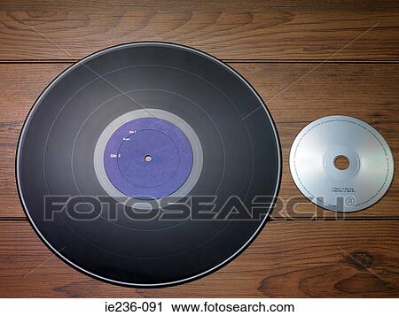 Record and cd View Large Photo Image Stock Image - Record and cd. Fotosearch
