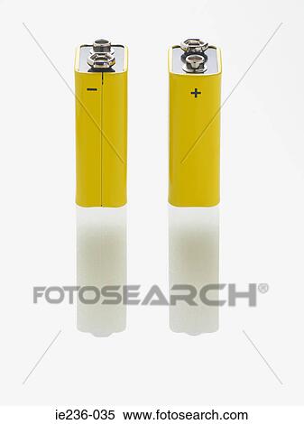 Two batteries View Large Photo Image Stock Photography - Two batteries. Fotosearch