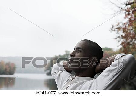 A man thinking View Large Photo Image Stock Photo - A man thinking. Fotosearch