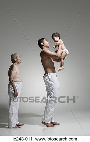 Three generations of males View Large Photo Image Stock Image - Three generations of males. Fotosearch