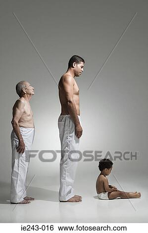 Three generations of males View Large Photo Image Stock Photograph - Three generations of males. Fotosearch