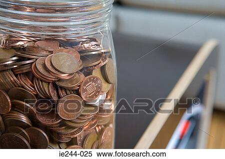 Pennies in a jar View Large Photo Image Stock Photography - Pennies in a jar. Fotosearch