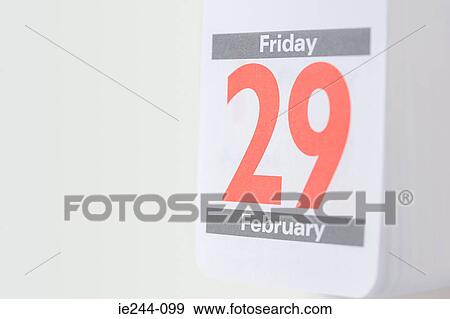 Twenty ninth february on a calendar View Large Photo Image Stock Photo - Twenty ninth february on a calendar. Fotosearch