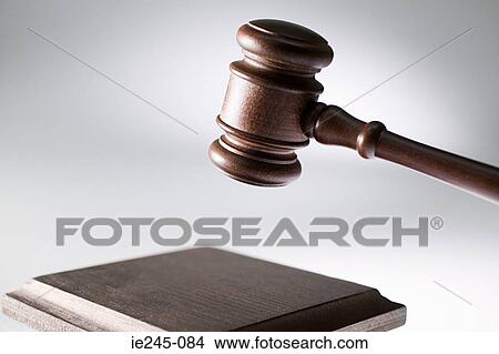 Picture - A gavel. Fotosearch