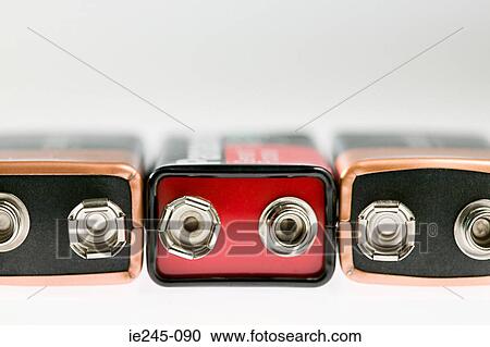 Batteries in a row View Large Photo Image Stock Image - Batteries in a row. Fotosearch