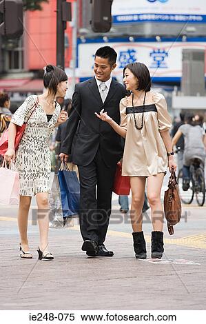 Friends shopping in tokyo View Large Photo Image Stock Photography - Friends shopping in tokyo. Fotosearch