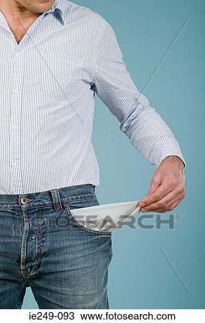 Man with empty pocket View Large Photo Image Stock Image - Man with empty pocket. Fotosearch