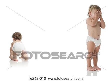 Babies in diapers View Large Photo Image Stock Image - Babies in diapers. Fotosearch