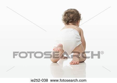 Baby crawling View Large Photo Image Stock Photo - Baby crawling. Fotosearch
