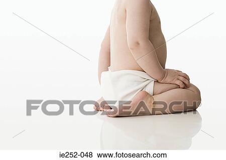 Baby kneeling View Large Photo Image Stock Photo - Baby kneeling. Fotosearch