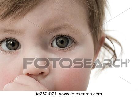 Face of a baby girl View Large Photo Image Stock Image - Face of a baby girl. Fotosearch