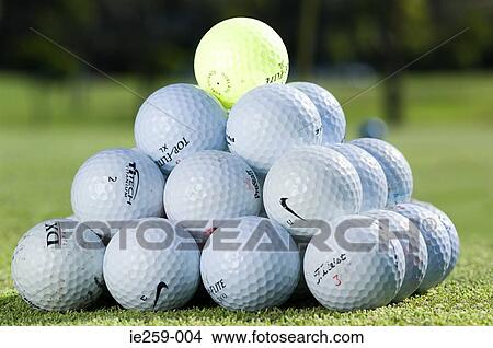 A stack of golf balls View Large Photo Image Picture - A stack of golf balls. Fotosearch