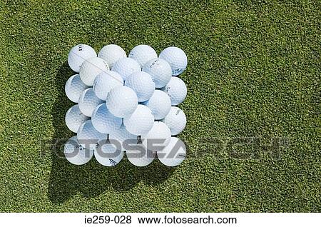 A stack of golf balls View Large Photo Image Stock Photo - A stack of golf balls. Fotosearch