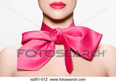 Woman wearing a bow View Large Photo Image Stock Image - Woman wearing a bow. Fotosearch