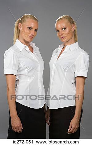 Twin sisters View Large Photo Image Stock Image - Twin sisters. Fotosearch
