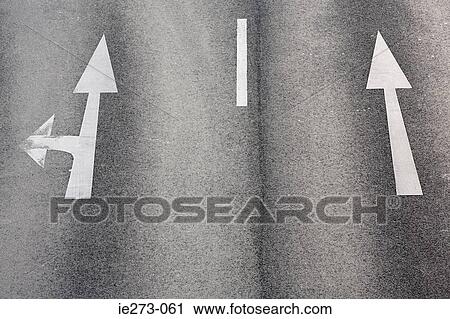 Arrow signs on a road View Large Photo Image Stock Image - Arrow signs on a road. Fotosearch