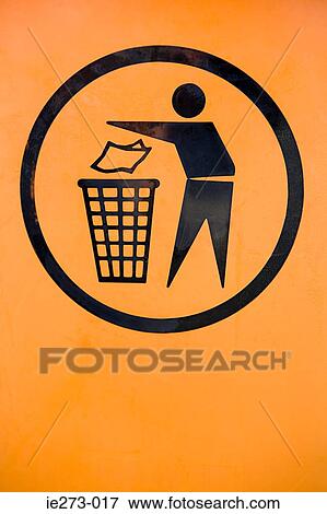 Litter sign View Large Photo Image Stock Photo - Litter sign. Fotosearch