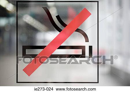 Picture - No smoking sign. Fotosearch