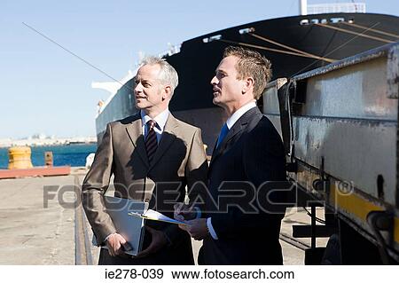 Engineers at harbour View Large Photo Image Stock Photo - Engineers at harbour. Fotosearch
