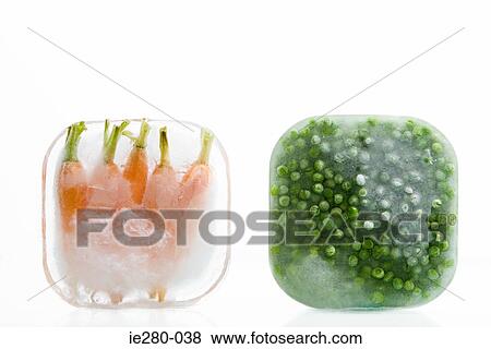 Frozen carrots and peas View Large Photo Image Stock Photo - Frozen carrots and peas. Fotosearch