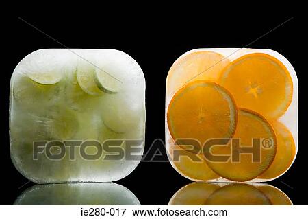 Frozen oranges and limes View Large Photo Image Stock Photo - Frozen oranges and limes. Fotosearch