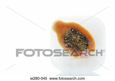 Frozen papaya View Large Photo Image Stock Photography - Frozen papaya. Fotosearch