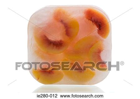 Frozen peaches View Large Photo Image Stock Image - Frozen peaches. Fotosearch
