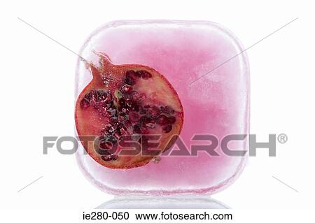 Frozen pomegranate View Large Photo Image Stock Image - Frozen pomegranate. Fotosearch