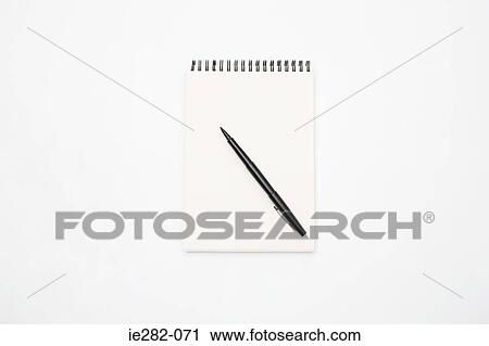 Notepad and pen View Large Photo Image Stock Image - Notepad and pen. Fotosearch