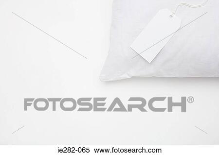 White pillow with blank tag View Large Photo Image Stock Photography - White pillow with blank tag. Fotosearch