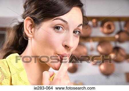 Woman tasting sauce View Large Photo Image Picture - Woman tasting sauce. Fotosearch