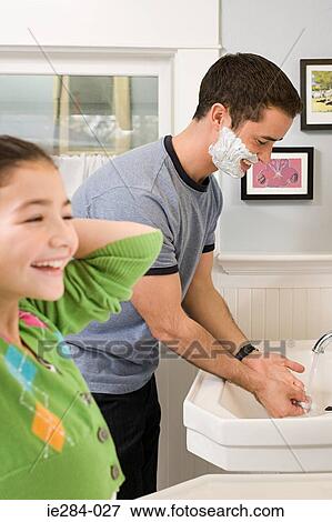 A father and daughter getting ready View Large Photo Image Stock Photo - A father and daughter getting ready. Fotosearch