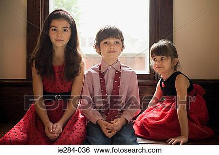 Portrait of children View Large Photo Image Stock Photograph - Portrait of children. Fotosearch