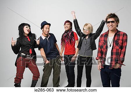 Stylish japanese youths View Large Photo Image Stock Image - Stylish japanese youths. Fotosearch