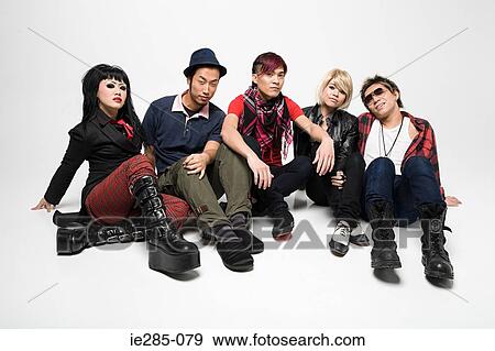 Stock Photo - Stylish japanese youths. Fotosearch