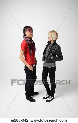 Stylish young couple View Large Photo Image Stock Image - Stylish young couple. Fotosearch