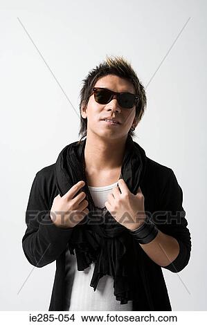 Stylish young japanese man View Large Photo Image Picture - Stylish young japanese man. Fotosearch