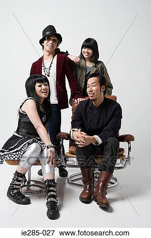Stylish young japanese people View Large Photo Image Stock Photo - Stylish young japanese people. Fotosearch