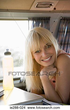 Portrait of a young woman View Large Photo Image Picture - Portrait of a young woman. Fotosearch