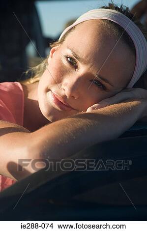 Portrait of a young woman View Large Photo Image Picture - Portrait of a young woman. Fotosearch