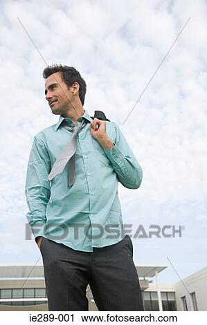 Businessman outdoors View Large Photo Image Stock Image - Businessman outdoors. Fotosearch